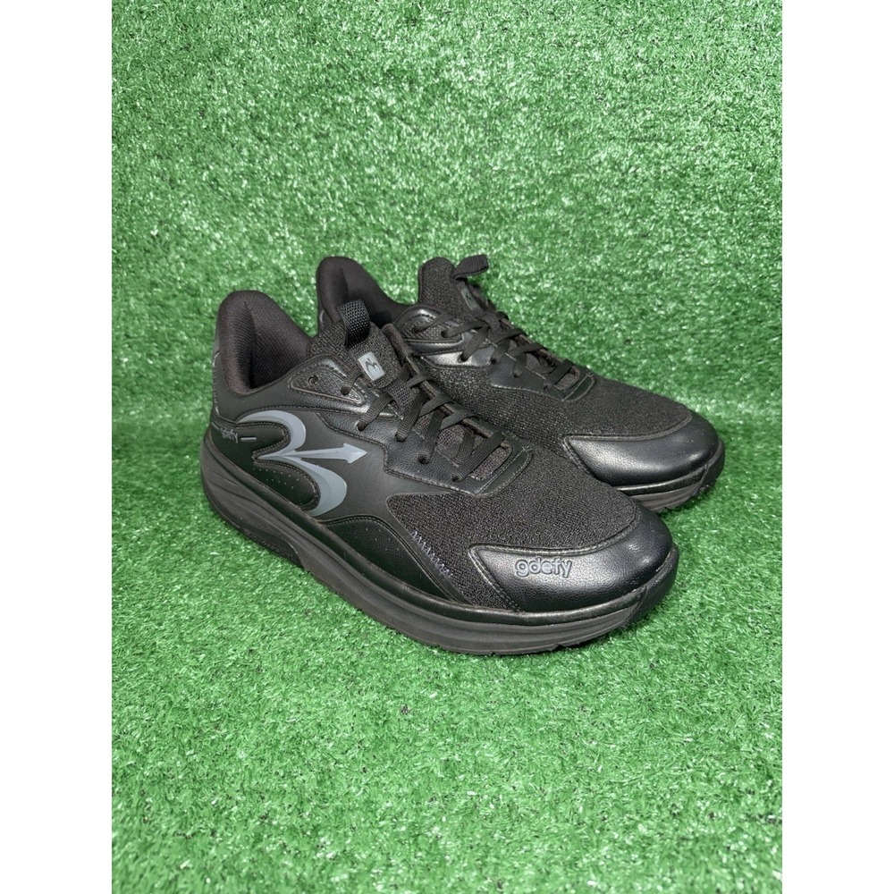 Gravity Defyer G-Defy Energiya Men Size 13 Black Comfort Orthopedic Shoe Sneaker - Picture 2 of 10